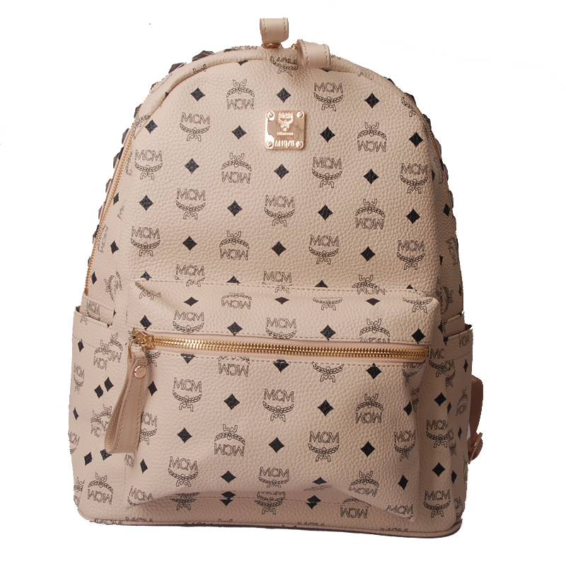 NEW MCM Studded Backpack NO.0048